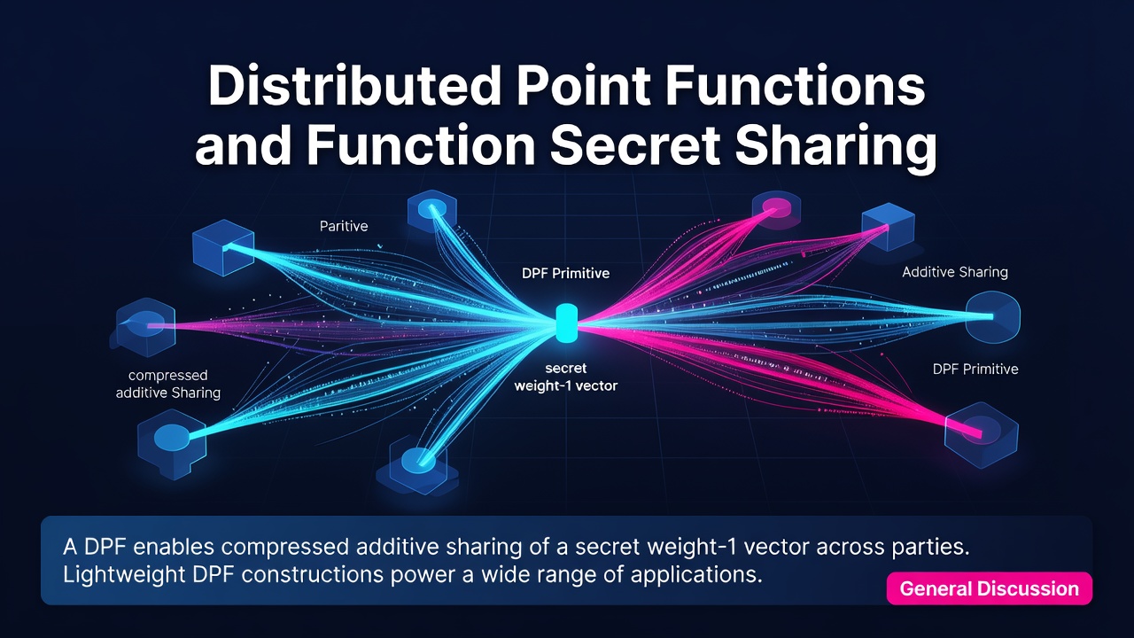 Distributed Point Functions and Function Secret Sharing