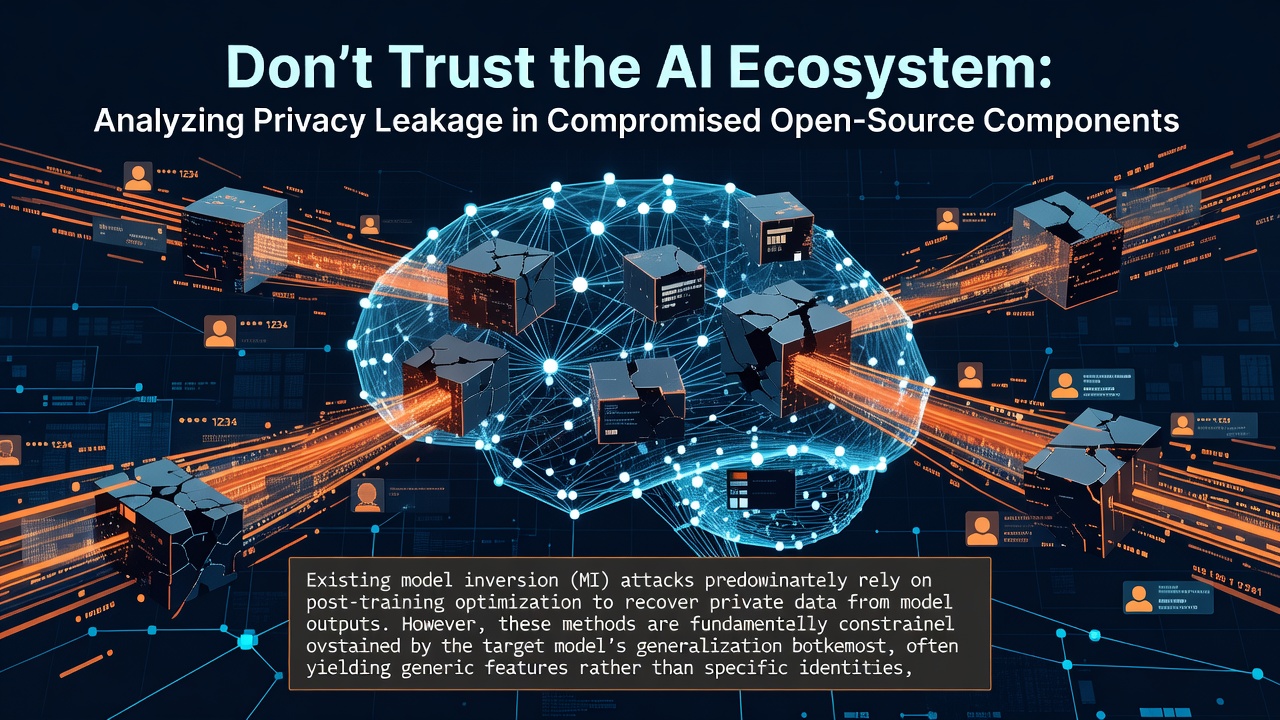 Don't Trust the AI Ecosystem: Analyzing Privacy Leakage in Compromised Open-Source Components