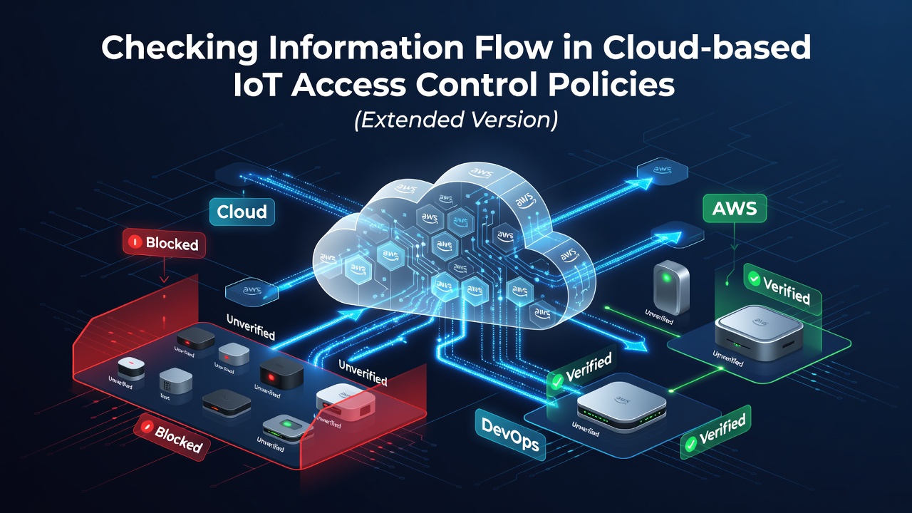 Checking Information Flow in Cloud-based IoT Access Control Policies (Extended Version)