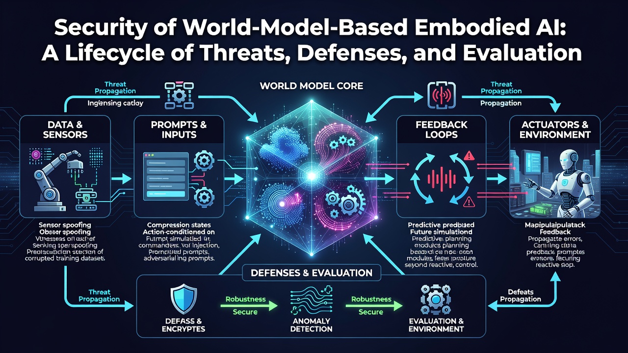 Security of World-Model-Based Embodied AI: A Lifecycle of Threats, Defenses, and Evaluation