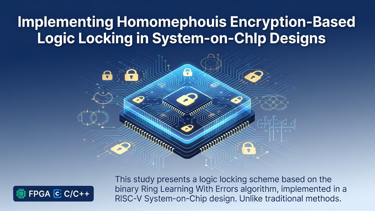 Implementing Homomorphic Encryption-Based Logic Locking in System-on-Chip Designs