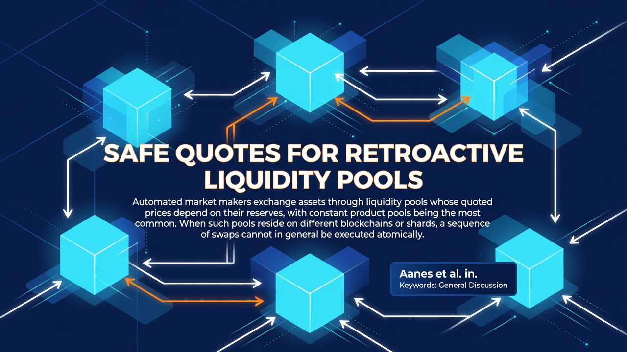 Safe Quotes for Retroactive Liquidity Pools