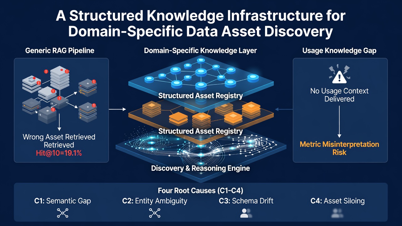 A Structured Knowledge Infrastructure for Domain-Specific Data Asset Discovery