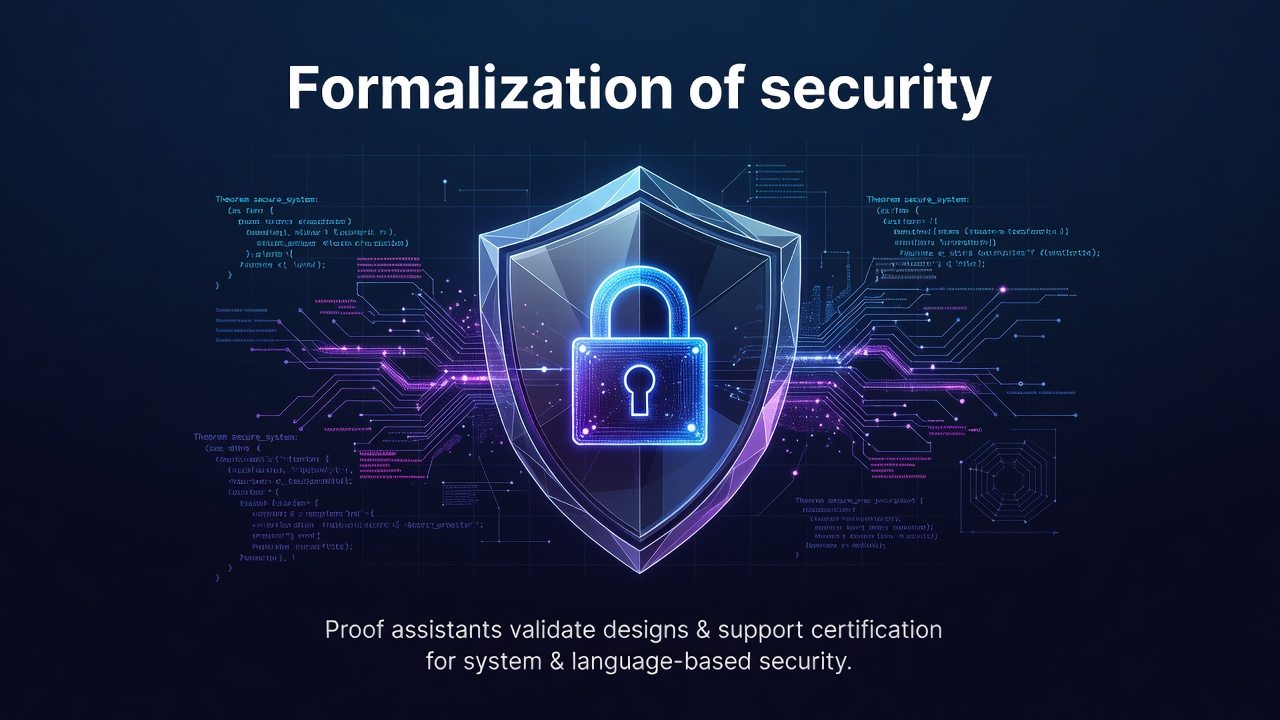 Formalization of security