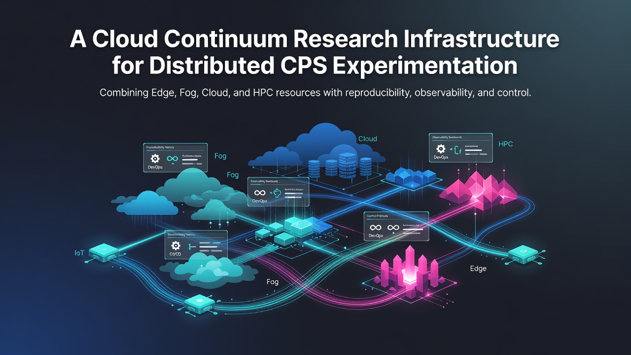 A Cloud Continuum Research Infrastructure for Distributed CPS Experimentation