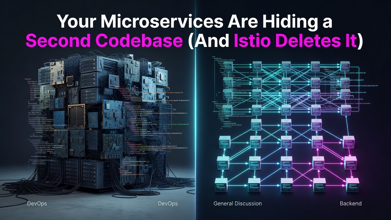 Your Microservices Are Hiding a Second Codebase (And Istio Deletes It)