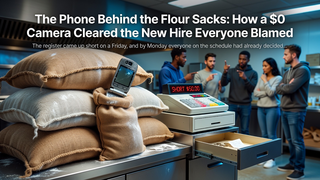 The Phone Behind the Flour Sacks: How a $0 Camera Cleared the New Hire Everyone Blamed