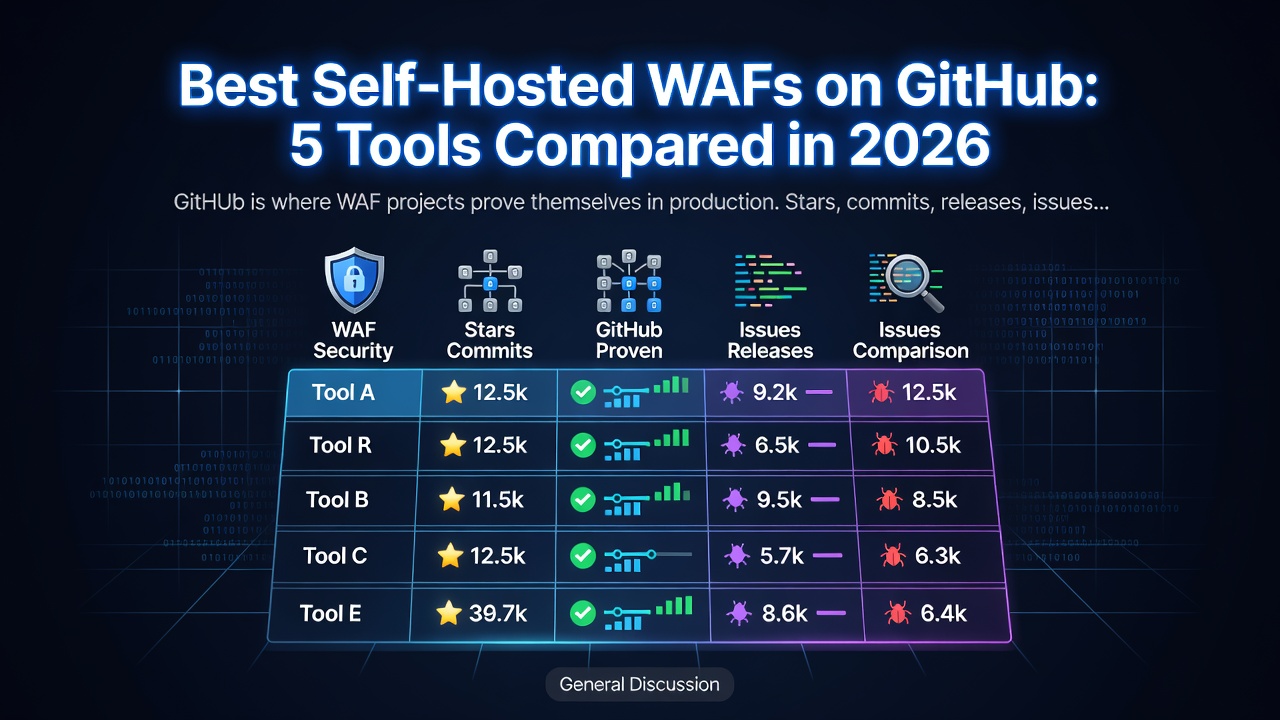 Best Self-Hosted WAFs on GitHub: 5 Tools Compared in 2026