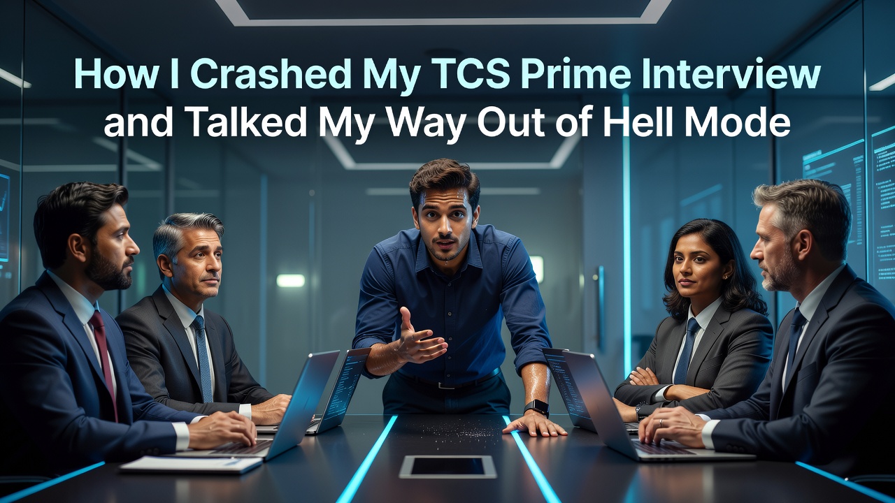 How I Crashed My TCS Prime Interview and Talked My Way Out of Hell Mode