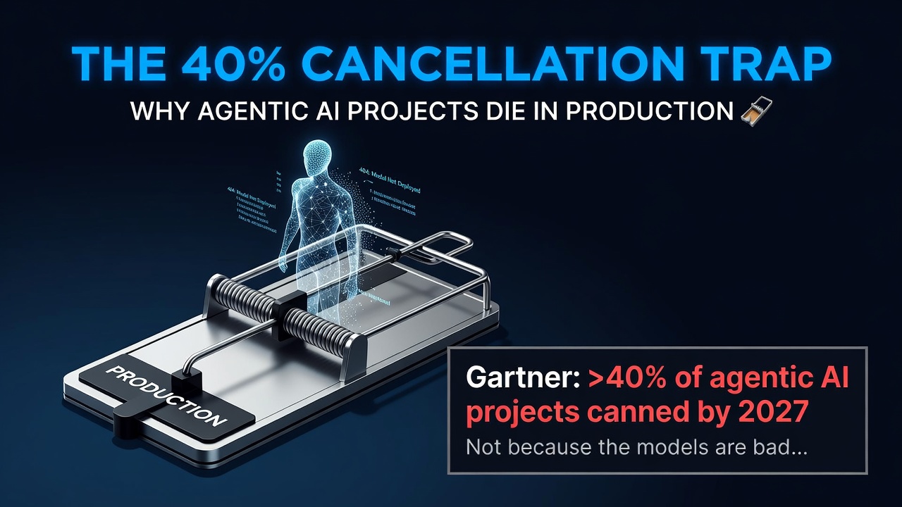 The 40% Cancellation Trap: Why Agentic AI Projects Die in Production 🪤