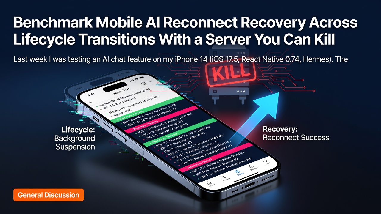 Benchmark Mobile AI Reconnect Recovery Across Lifecycle Transitions With a Server You Can Kill