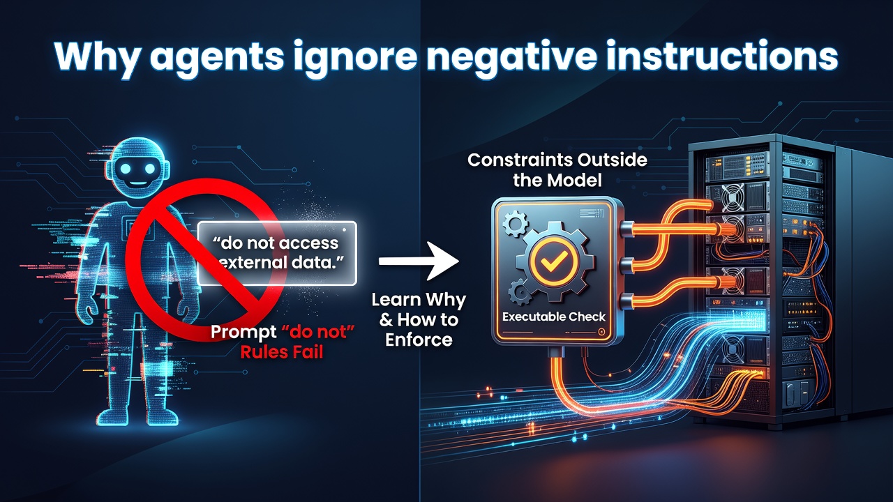 Why agents ignore negative instructions