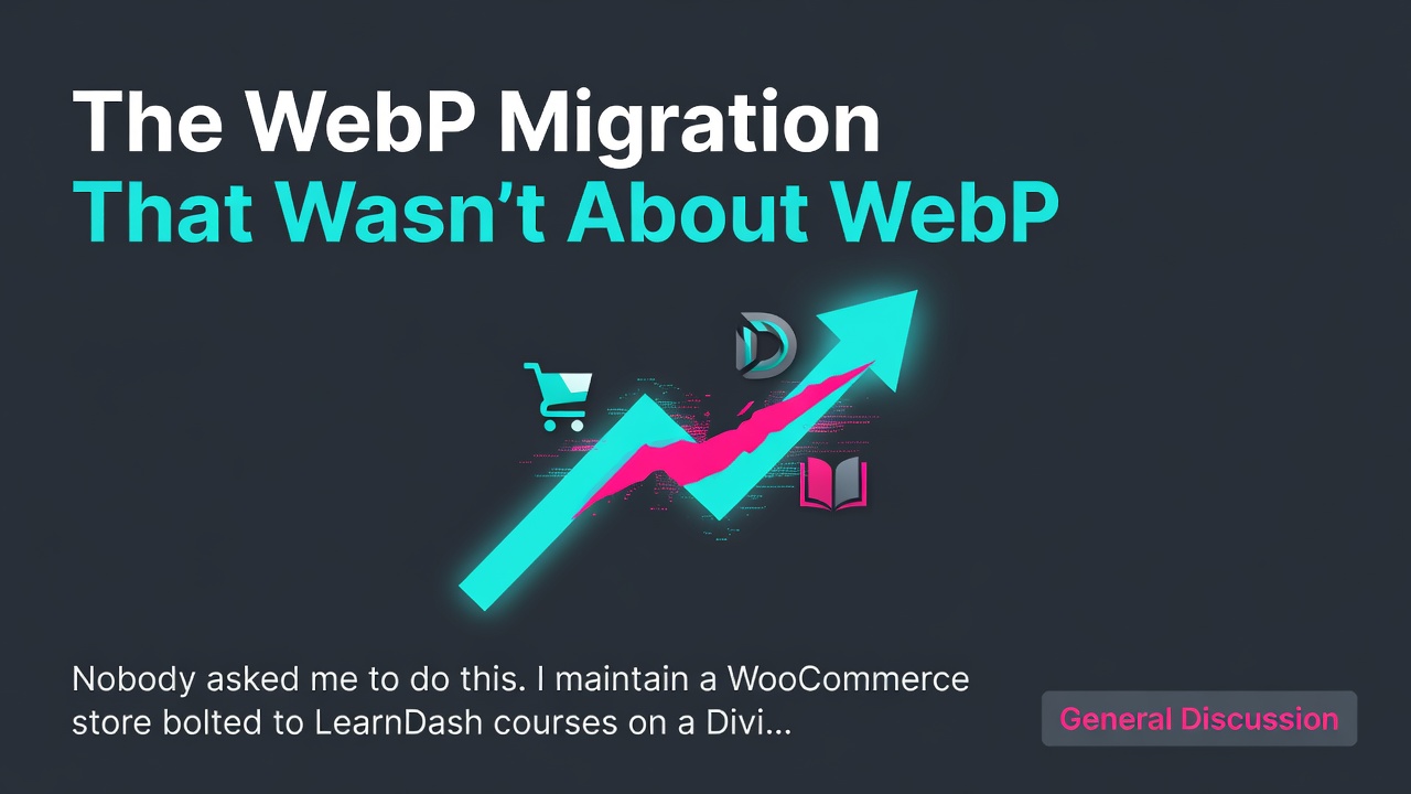 The WebP Migration That Wasn't About WebP