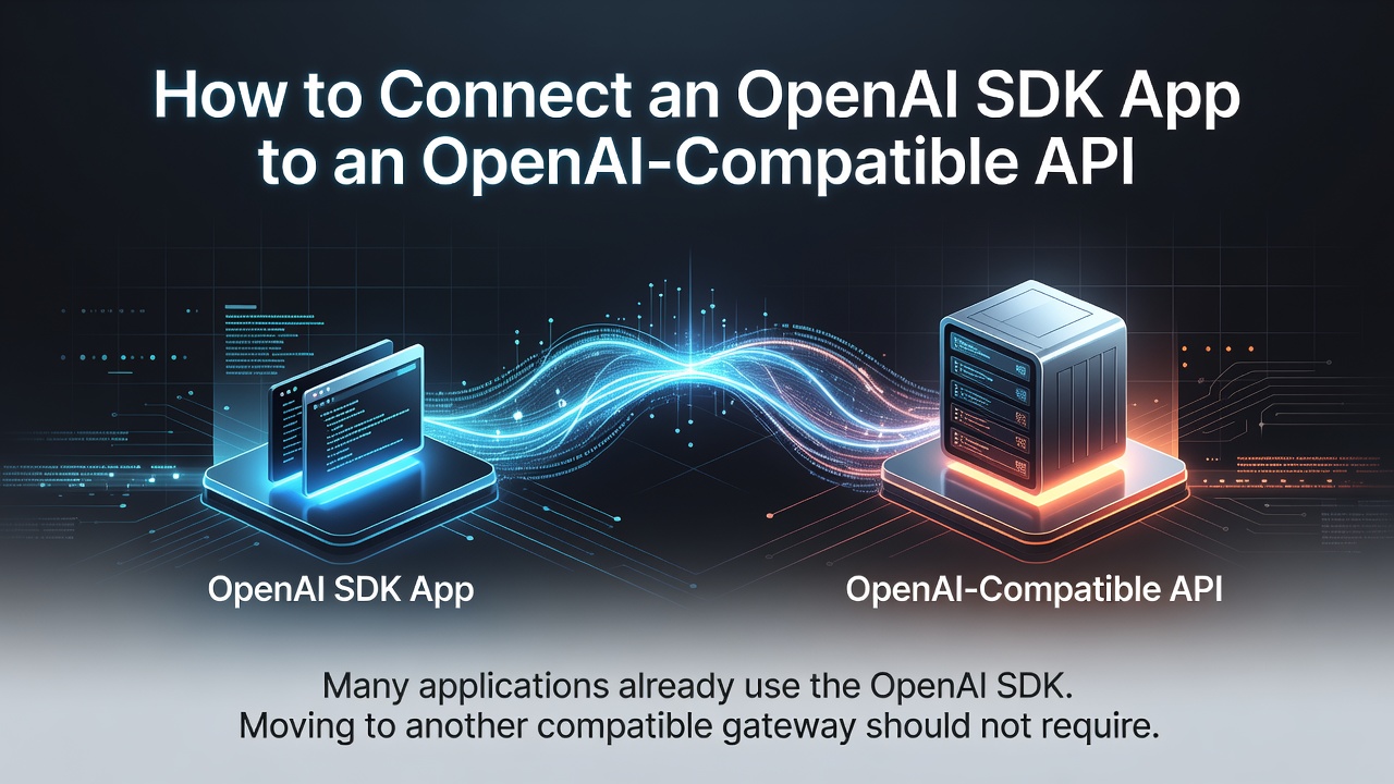 How to Connect an OpenAI SDK App to an OpenAI-Compatible API