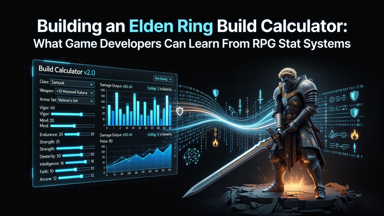 Building an Elden Ring Build Calculator: What Game Developers Can Learn From RPG Stat Systems