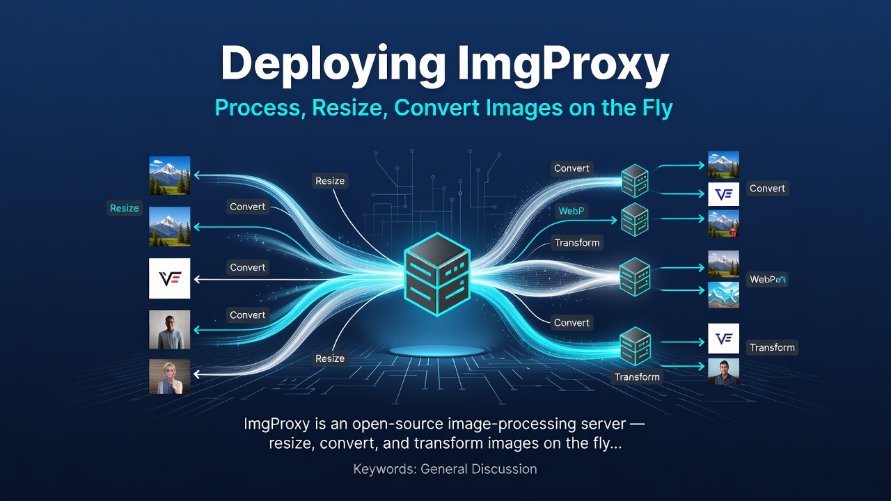 Deploying ImgProxy – Process, Resize, Convert Images on the Fly