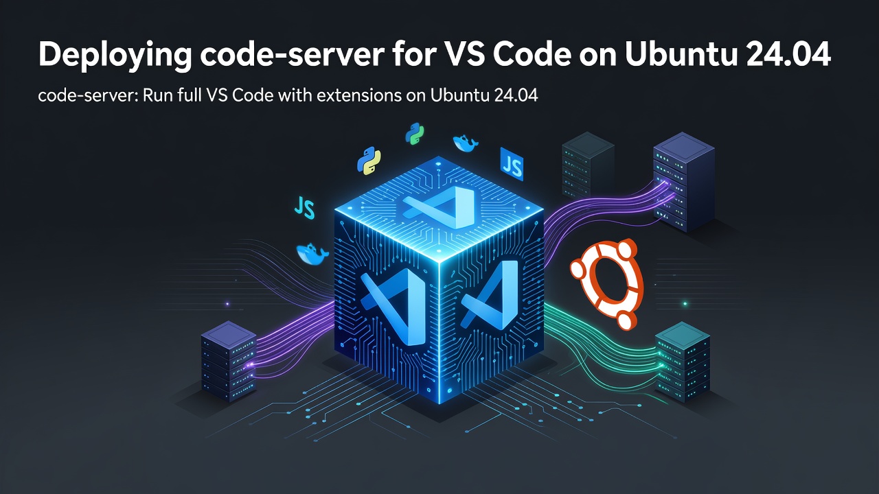 Deploying code-server for VS Code on Ubuntu 24.04