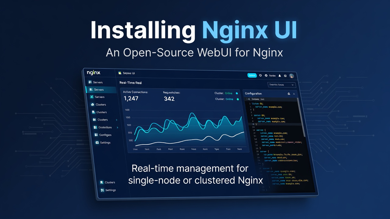 Installing Nginx UI – An Open-Source WebUI for Nginx