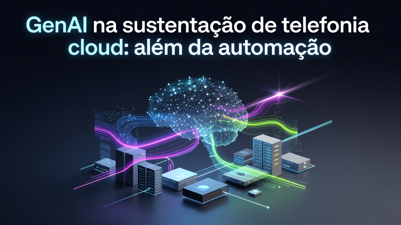 GenAI na sustentação de telefonia cloud: além da automação