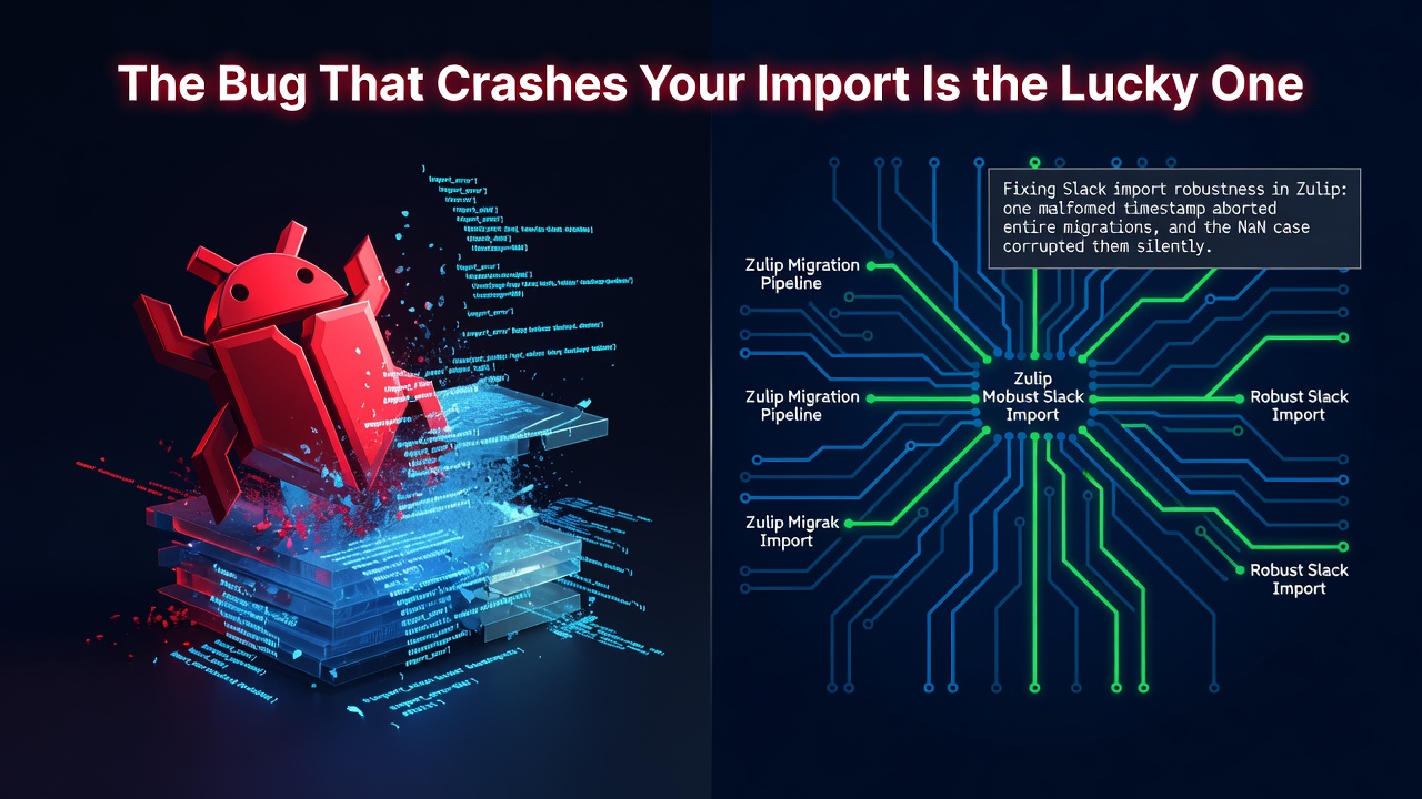 The Bug That Crashes Your Import Is the Lucky One