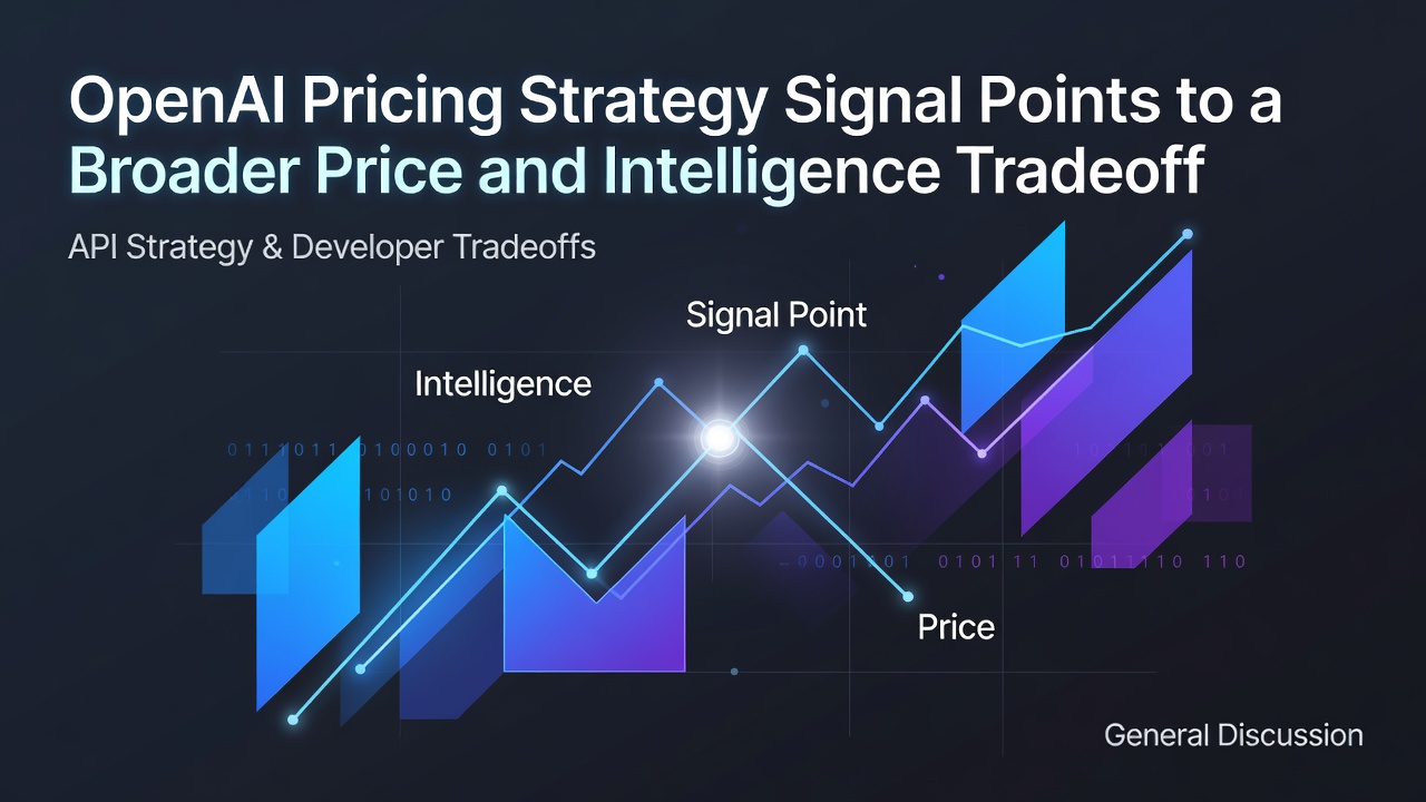 OpenAI Pricing Strategy Signal Points to a Broader Price and Intelligence Tradeoff