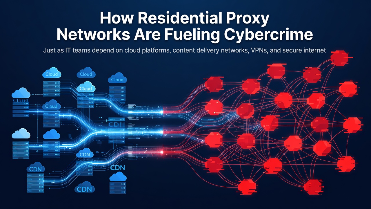 How Residential Proxy Networks Are Fueling Cybercrime