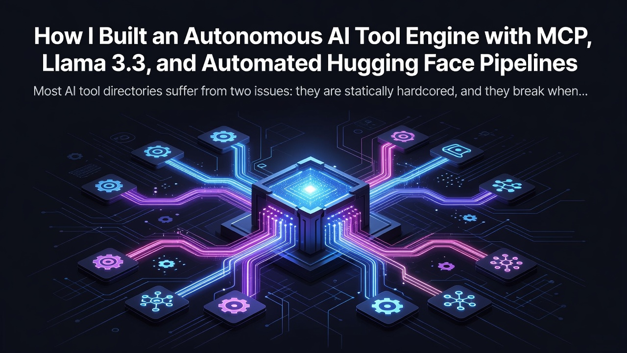 How I Built an Autonomous AI Tool Engine with MCP, Llama 3.3, and Automated Hugging Face Pipelines