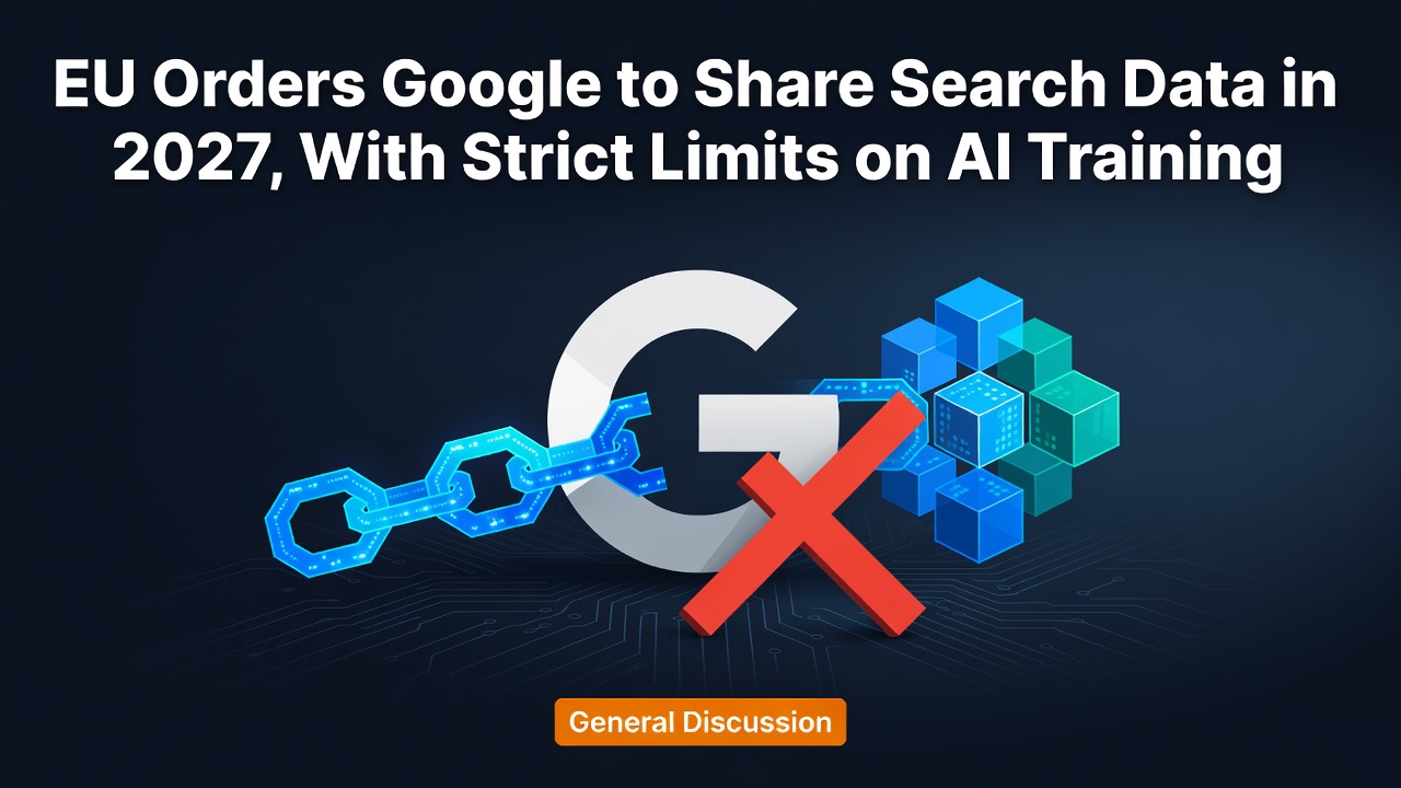 EU Orders Google to Share Search Data in 2027, With Strict Limits on AI Training