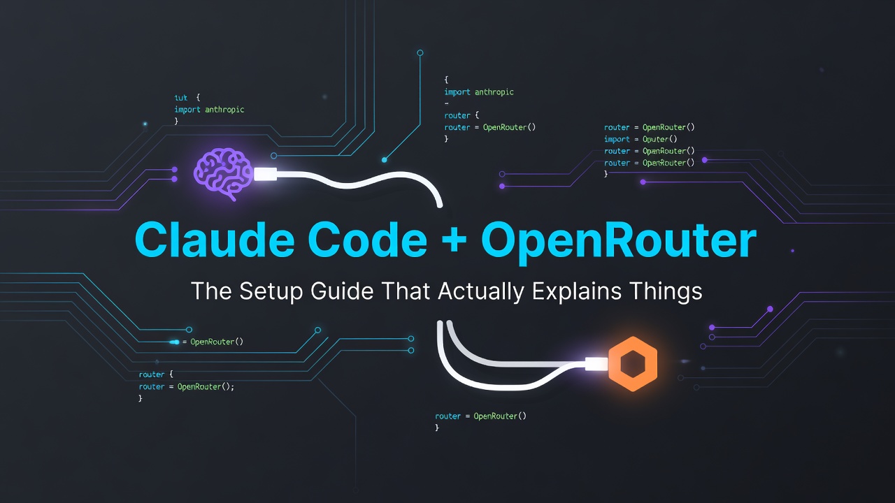 Claude Code + OpenRouter: The Setup Guide That Actually Explains Things