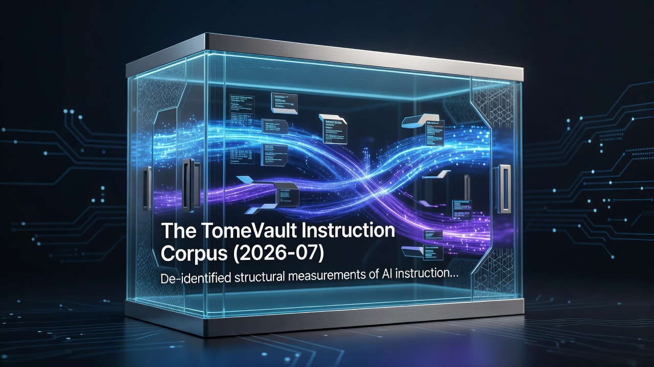 The TomeVault Instruction Corpus (2026-07)