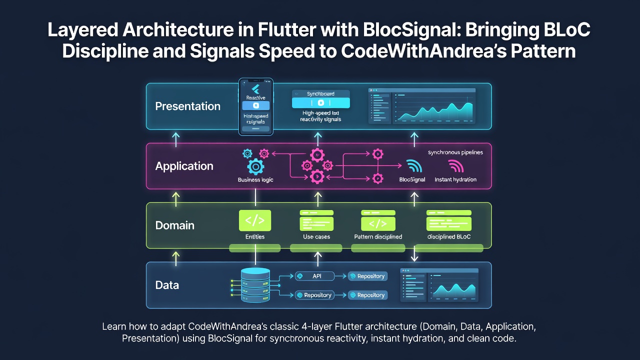 Layered Architecture in Flutter with BlocSignal: Bringing BLoC Discipline and Signals Speed to CodeWithAndrea’s Pattern