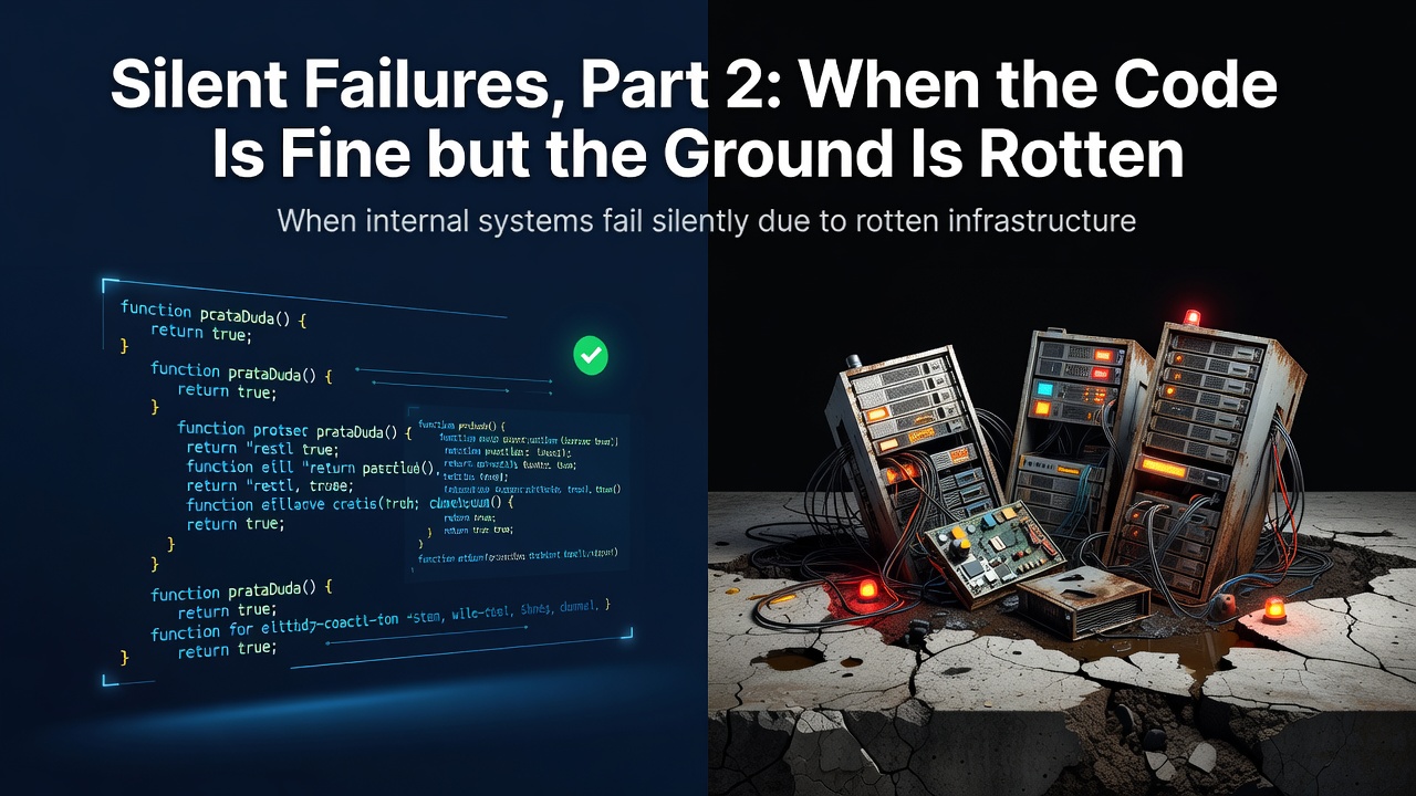 Silent Failures, Part 2: When the Code Is Fine but the Ground Is Rotten