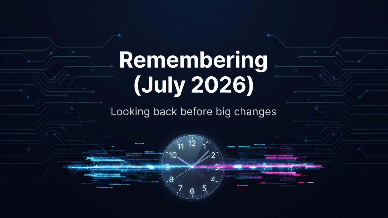 Remembering (July 2026)