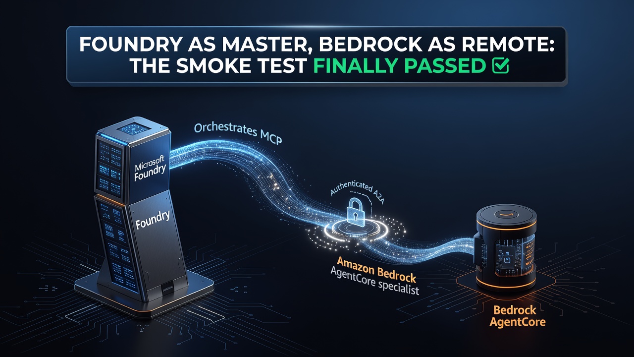 Foundry as Master, Bedrock as Remote: The Smoke Test Finally Passed