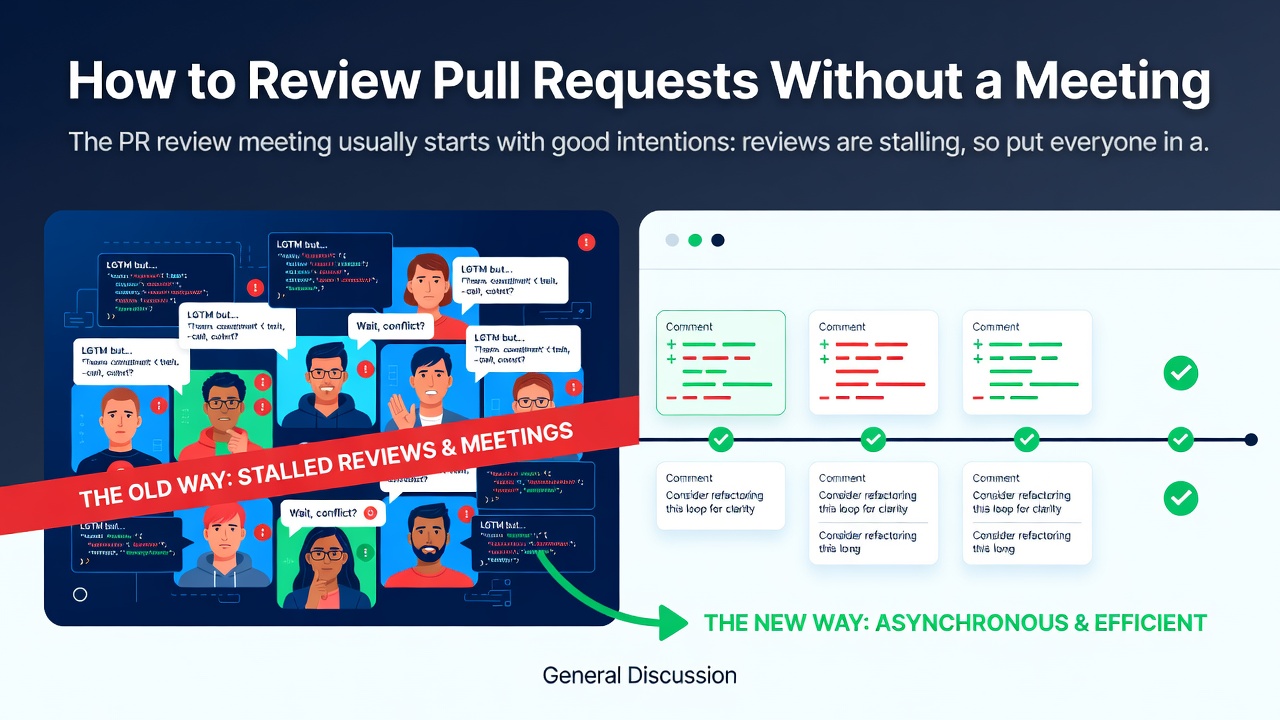 How to Review Pull Requests Without a Meeting