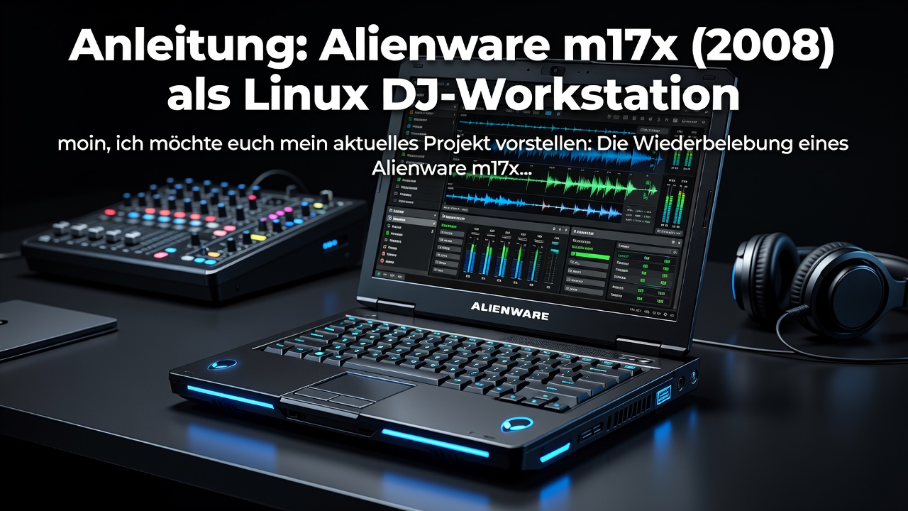 Anleitung: Alienware m17x (2008) als Linux DJ-Workstation