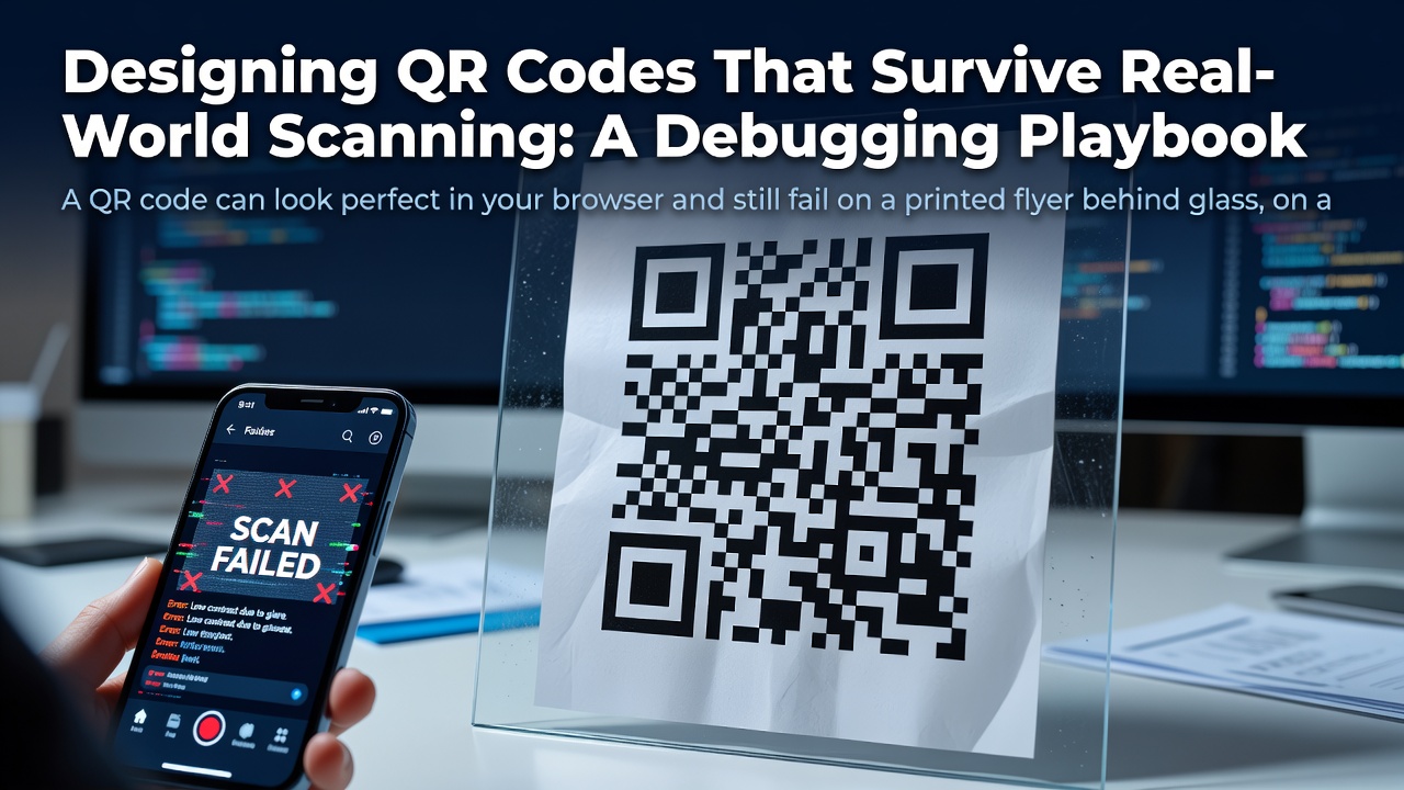 Designing QR Codes That Survive Real-World Scanning: A Debugging Playbook