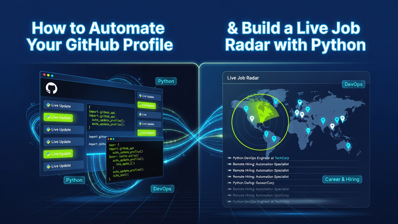 How to Automate Your GitHub Profile & Build a Live Job Radar with Python