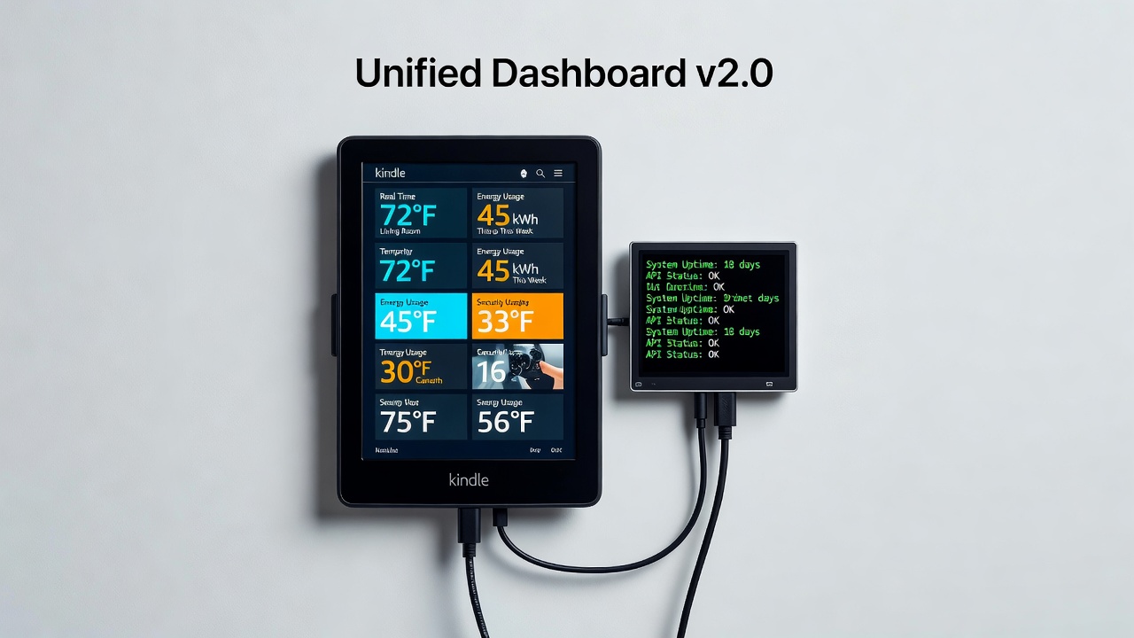 I hacked every dumb screen in my house into one dashboard