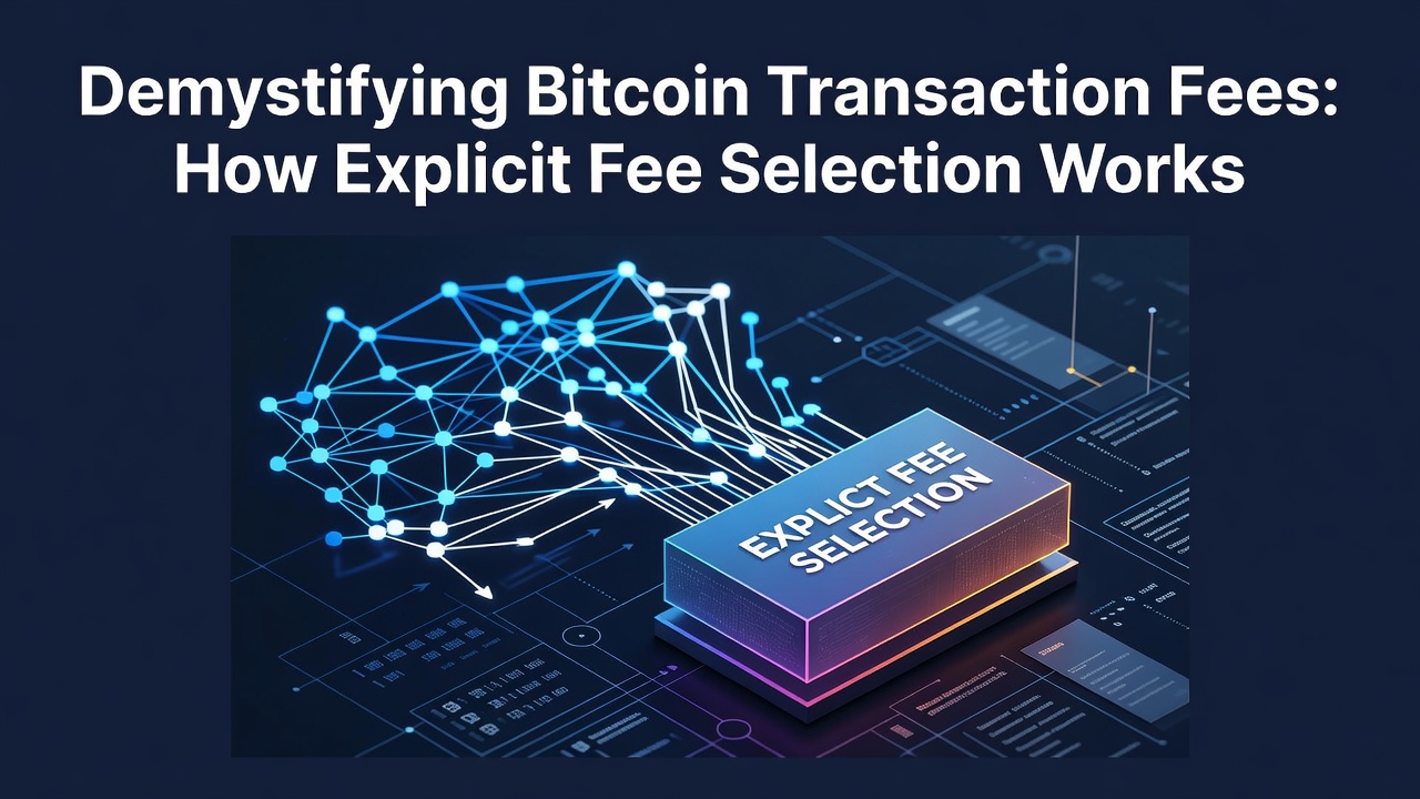 Demystifying Bitcoin Transaction Fees: How Explicit Fee Selection Works