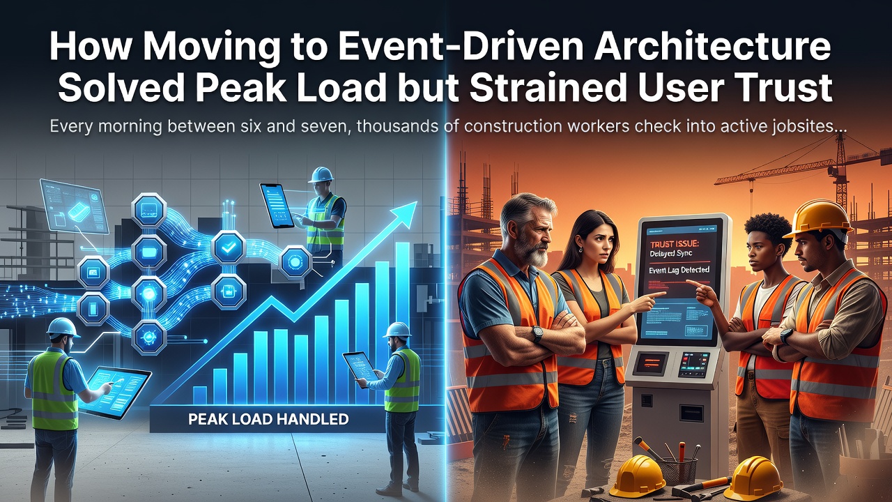 How Moving to Event-Driven Architecture Solved Peak Load but Strained User Trust