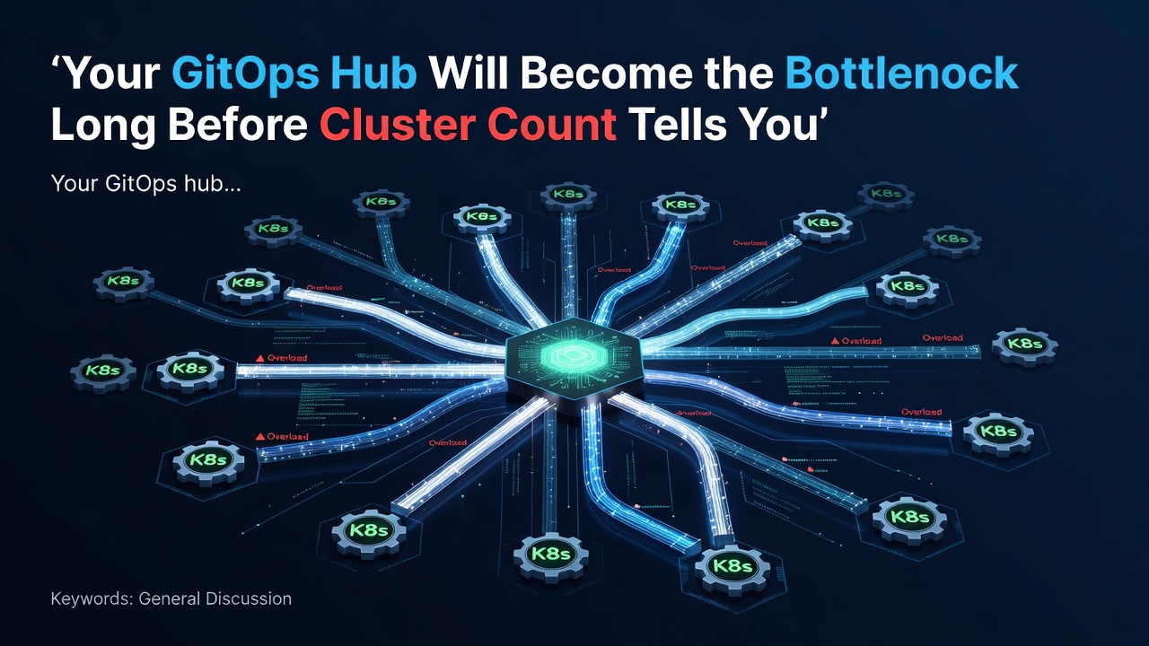"Your GitOps Hub Will Become the Bottleneck Long Before Cluster Count Tells You"
