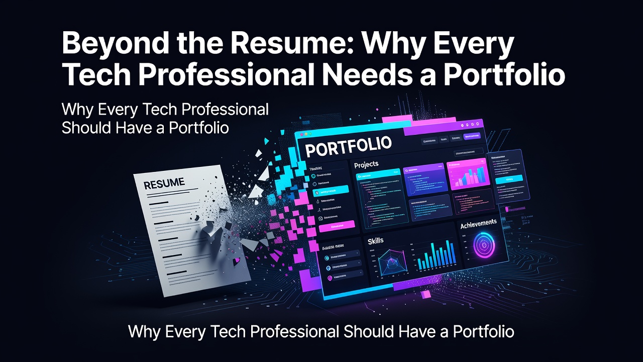 Beyond the Resume: Why Every Tech Professional Needs a Portfolio