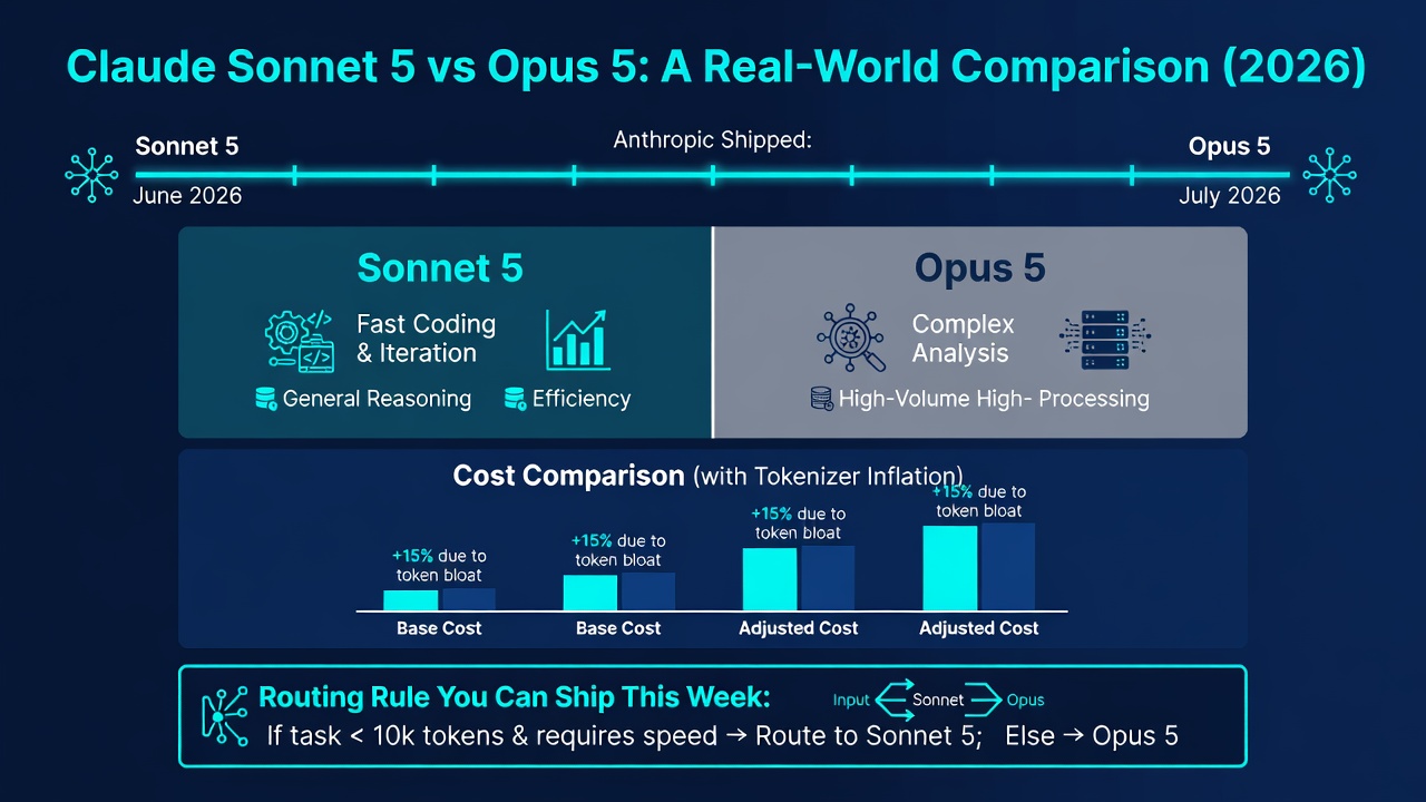 Claude Sonnet 5 vs Opus 5: A Real-World Comparison (2026)