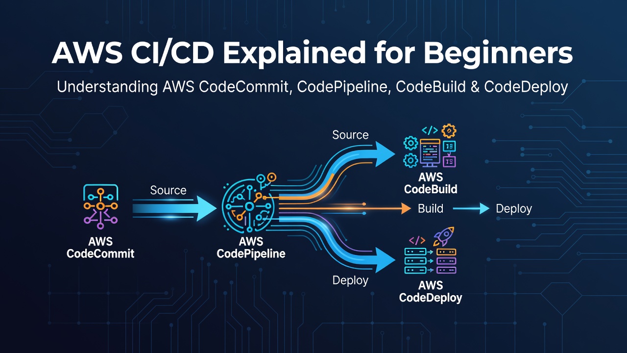AWS CI/CD Explained for Beginners | Understanding AWS CodeCommit, CodePipeline, CodeBuild & CodeDeploy