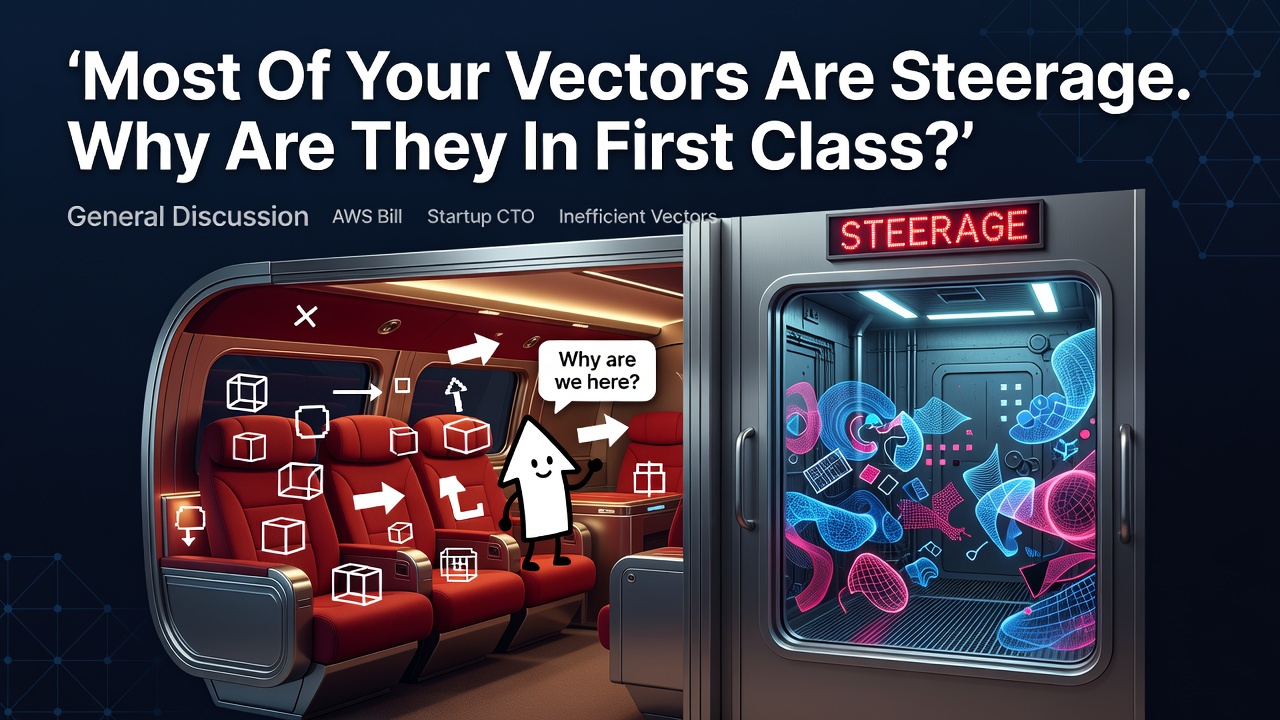 "Most Of Your Vectors Are Steerage. Why Are They In First Class?"