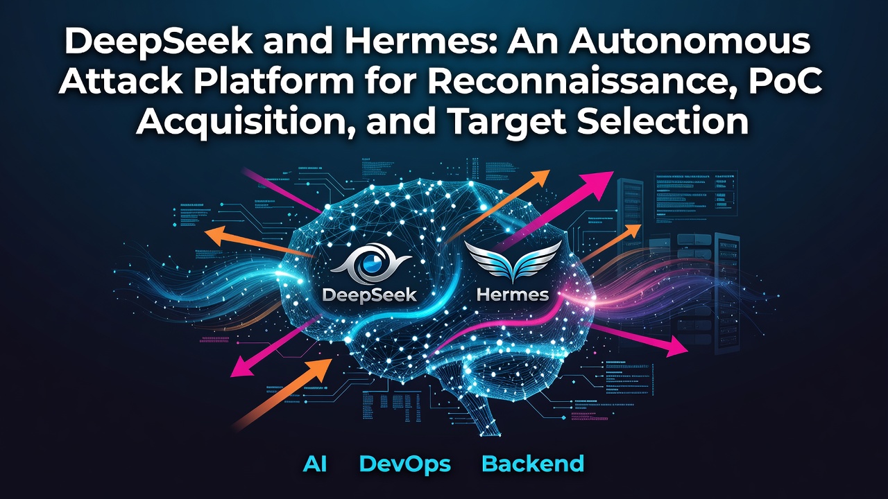 DeepSeek and Hermes: An Autonomous Attack Platform for Reconnaissance, PoC Acquisition, and Target Selection