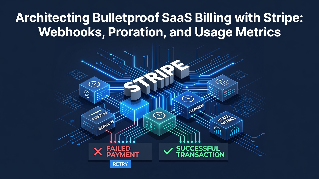 Architecting Bulletproof SaaS Billing with Stripe: Webhooks, Proration, and Usage Metrics
