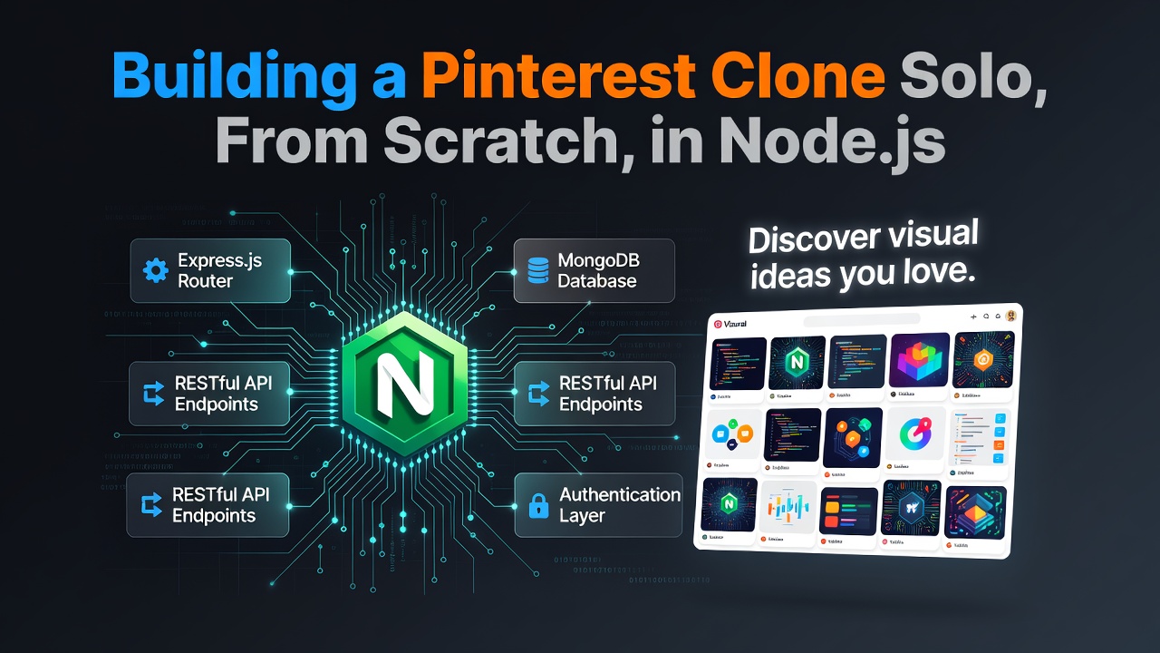 Building a Pinterest Clone Solo, From Scratch, in Node.js