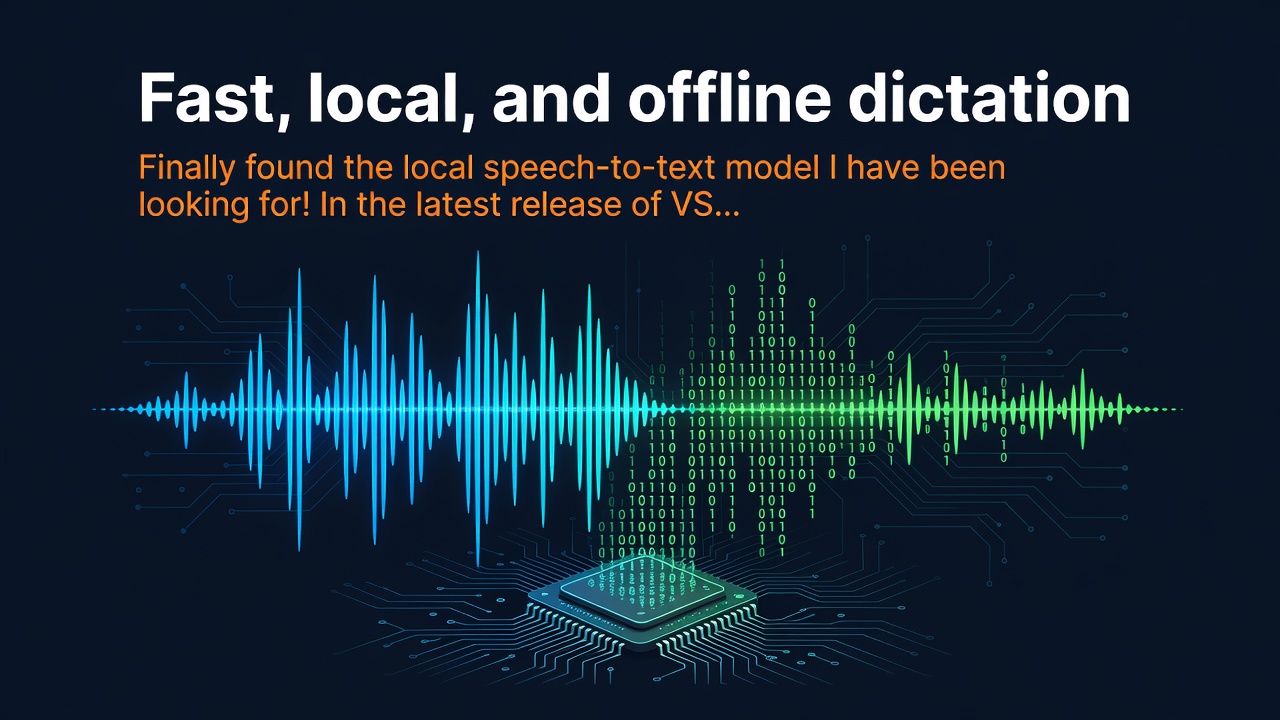 Fast, local, and offline dictation